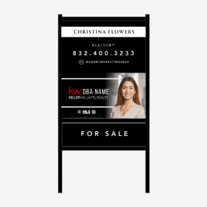 Keller Williams Sign & Frame Package
