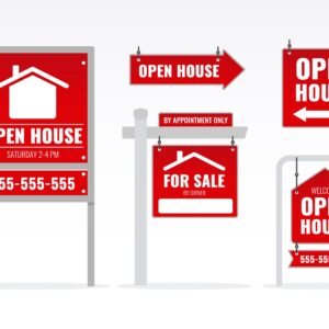 Black And White Sign with Photo