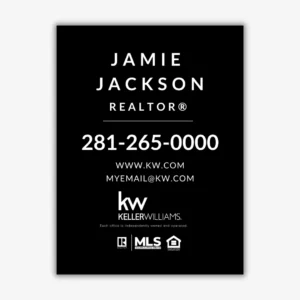 Black And White Sign No Photo v2